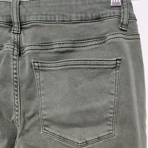 Maurices Mid Rise Jeggings Size Medium x Regular Green Jeans Pants Stretch